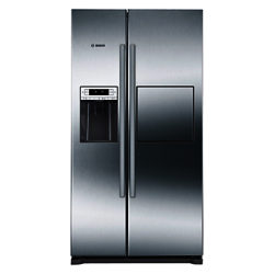 Bosch KAG90AI20G American Style Freestanding Fridge Freezer, A+ Energy Rating, 91cm Wide